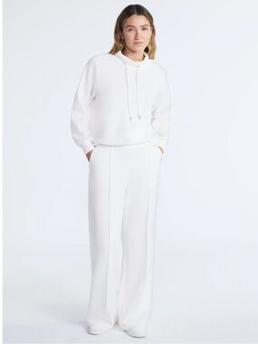 Scoop Scuba Seamed Front Wide Leg Pants - White NWT (still in the bag!) XXL